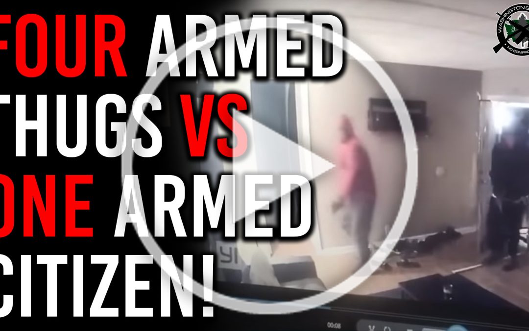 Video: Four Armed Thugs vs One Armed Homeowner!