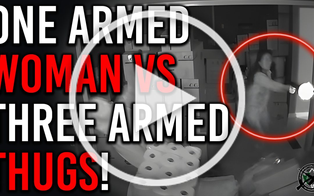 Self-Defense Video: Three Thugs Tried to Rob/R*pe This Woman
