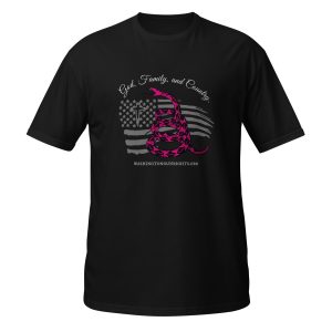 Supersoft – Short Sleeve – Women’s – White Text – God, Family and Country