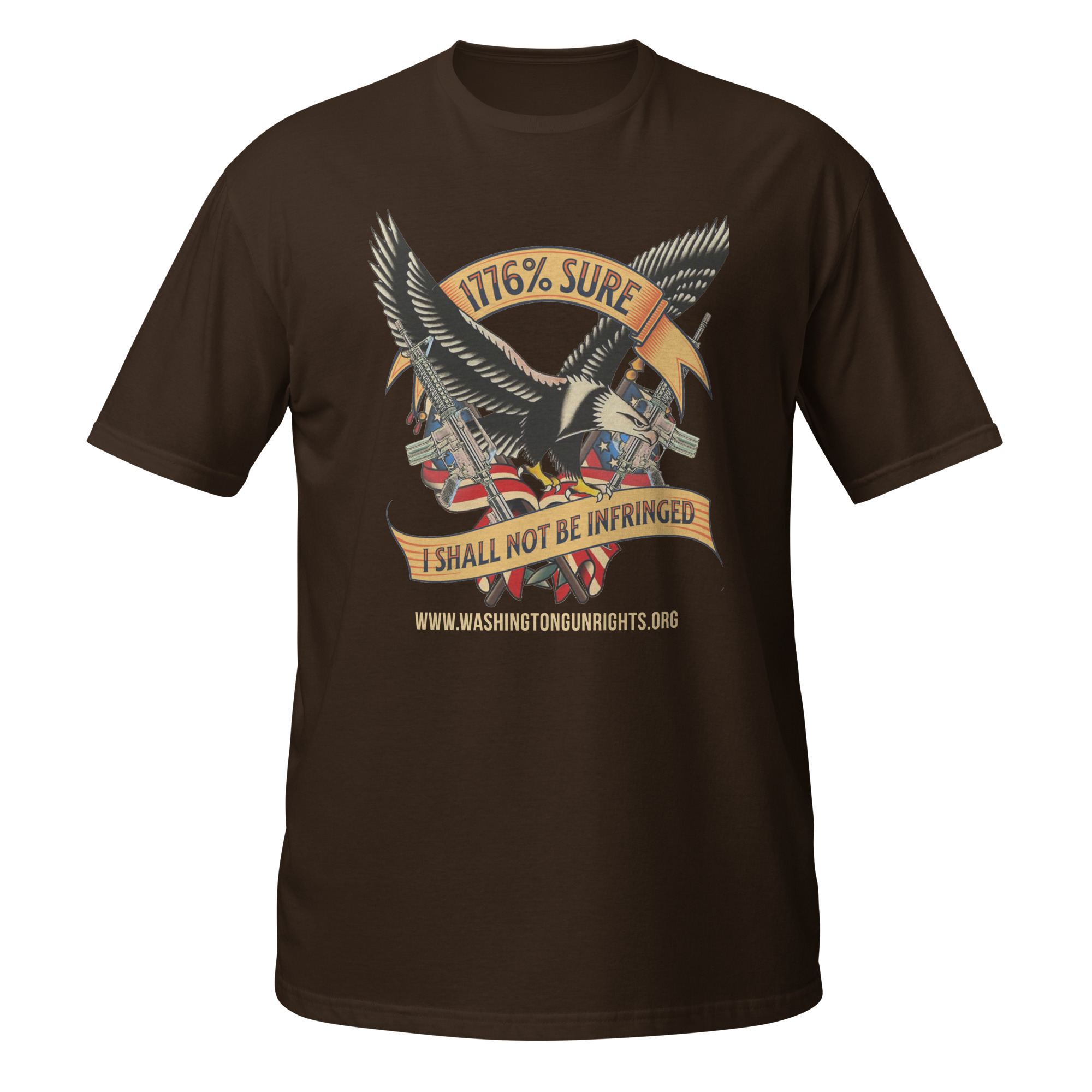 Supersoft – Short-Sleeve – Unisex – Gold Text -“I’m 1776% Sure” - Image 3