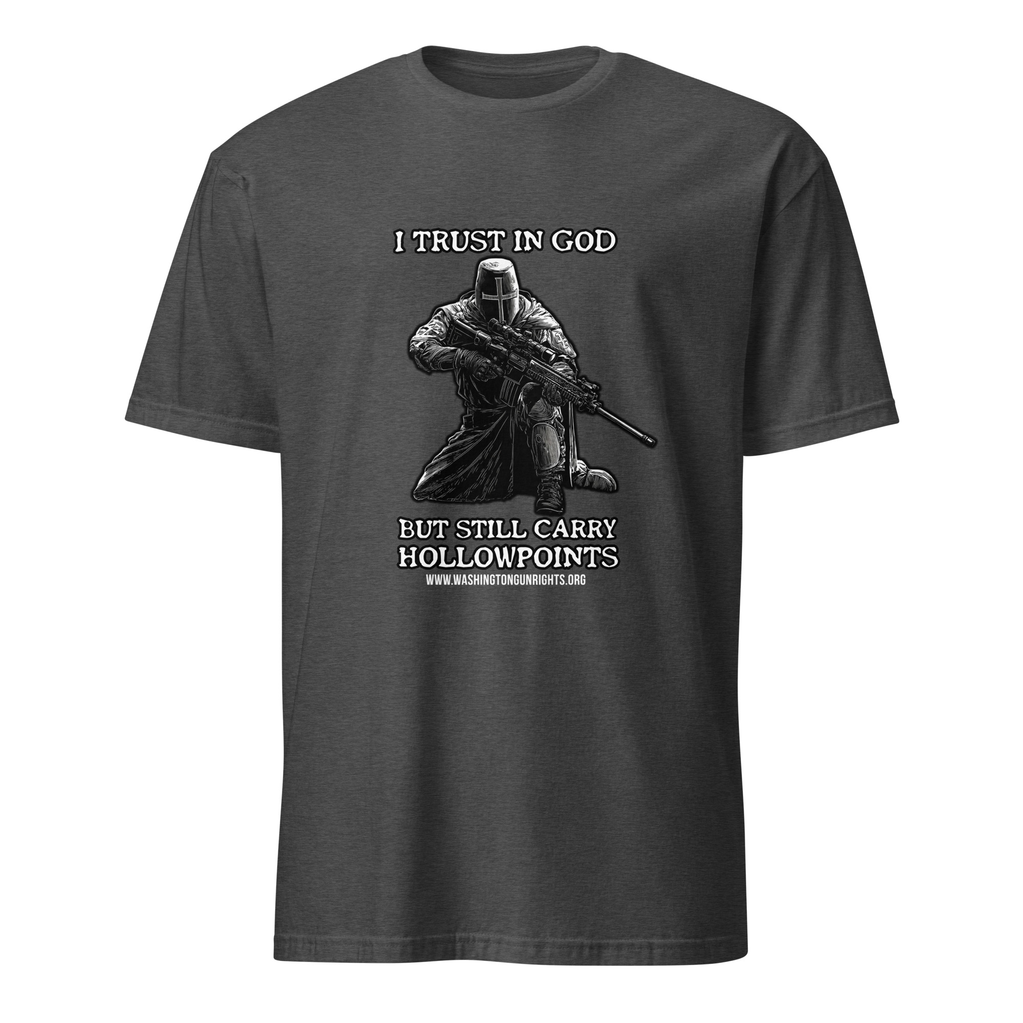 Supersoft – Short-Sleeve – Unisex – White Letters “I Trust In God” - Image 8