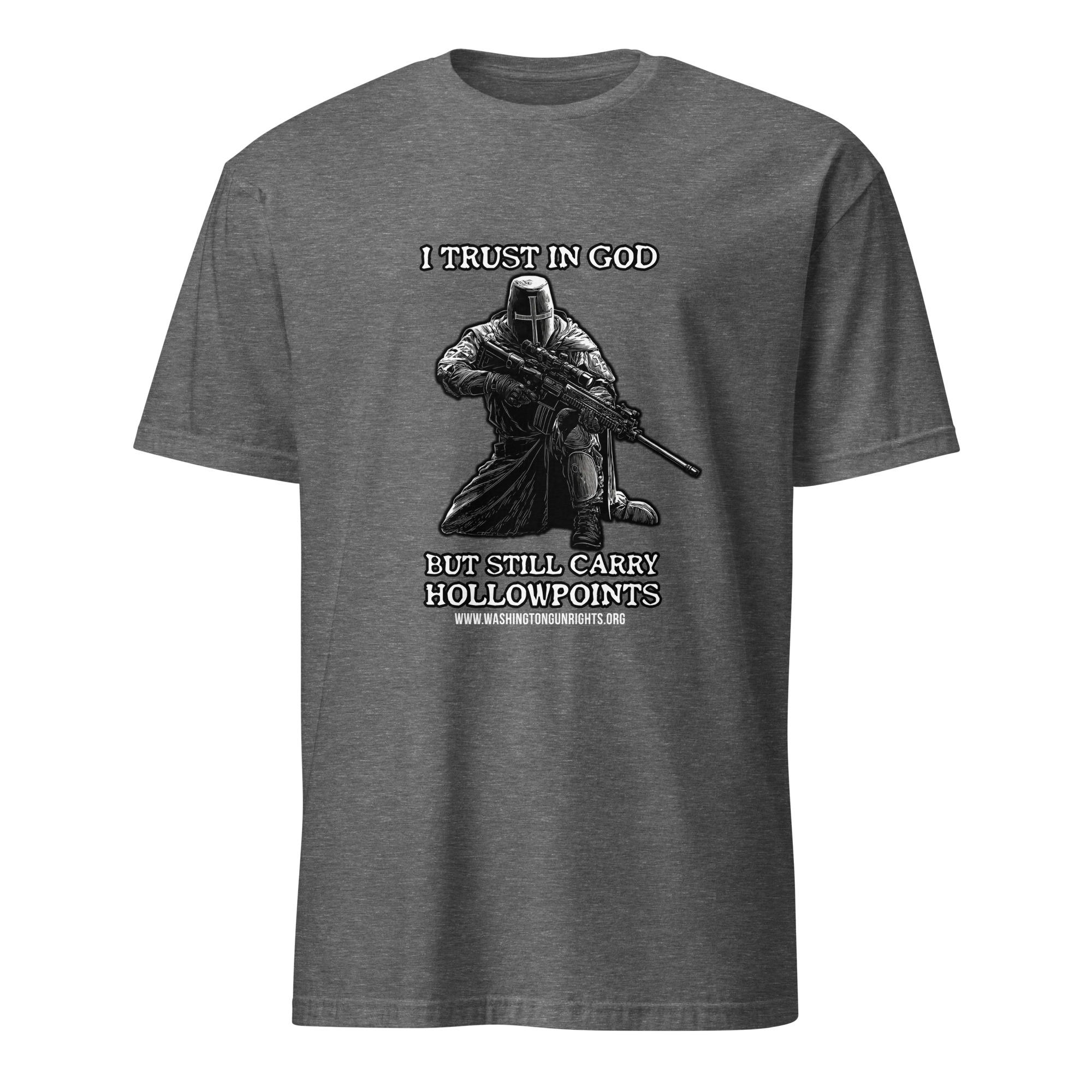 Supersoft – Short-Sleeve – Unisex – White Letters “I Trust In God” - Image 6