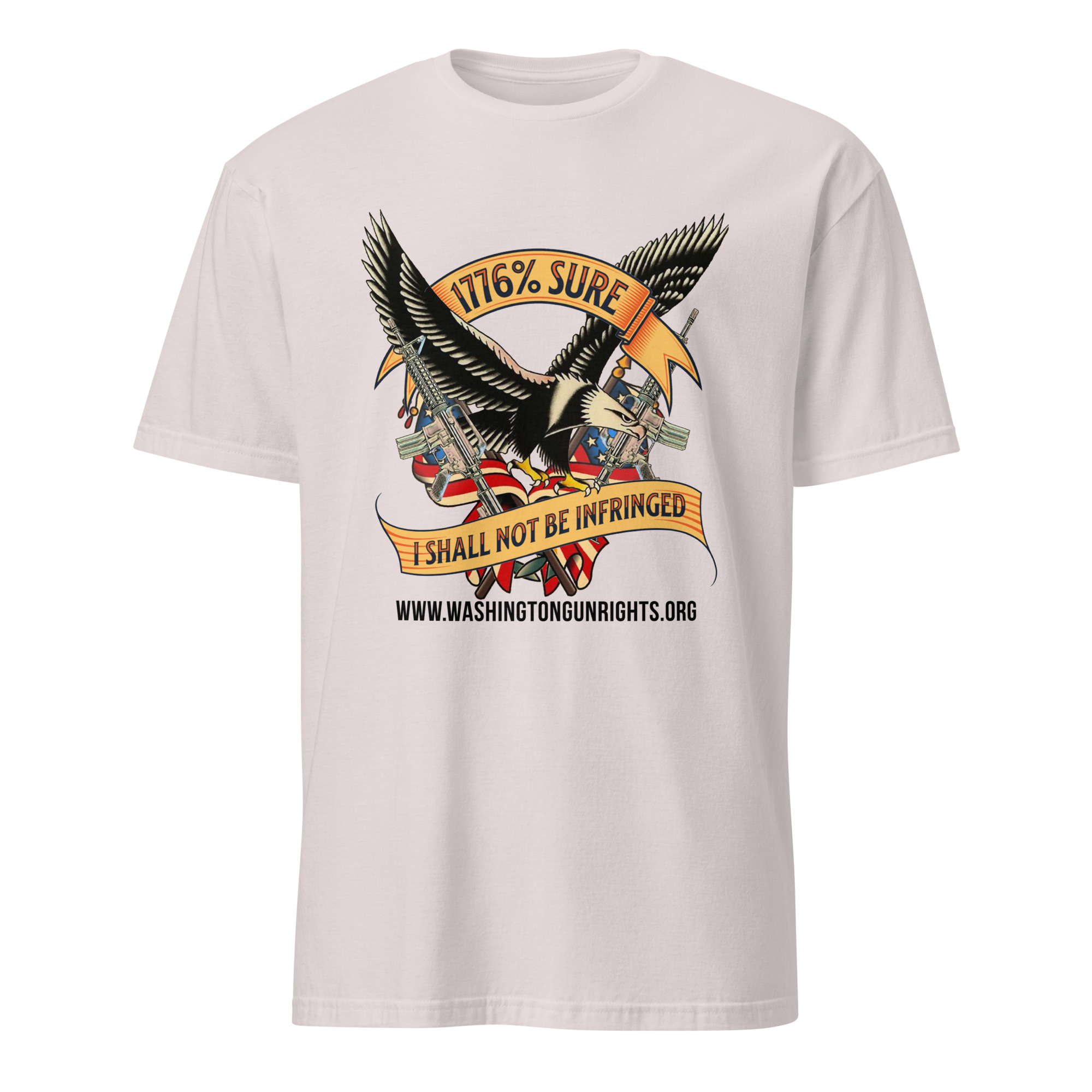 Supersoft – Short-Sleeve – Unisex – Black Text “I’m 1776% Sure” - Image 6