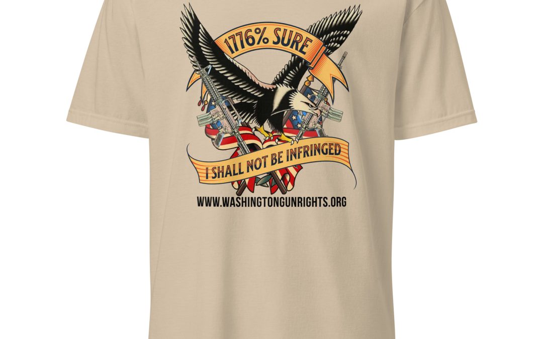 Supersoft – Short-Sleeve – Unisex – Black Text “I’m 1776% Sure”