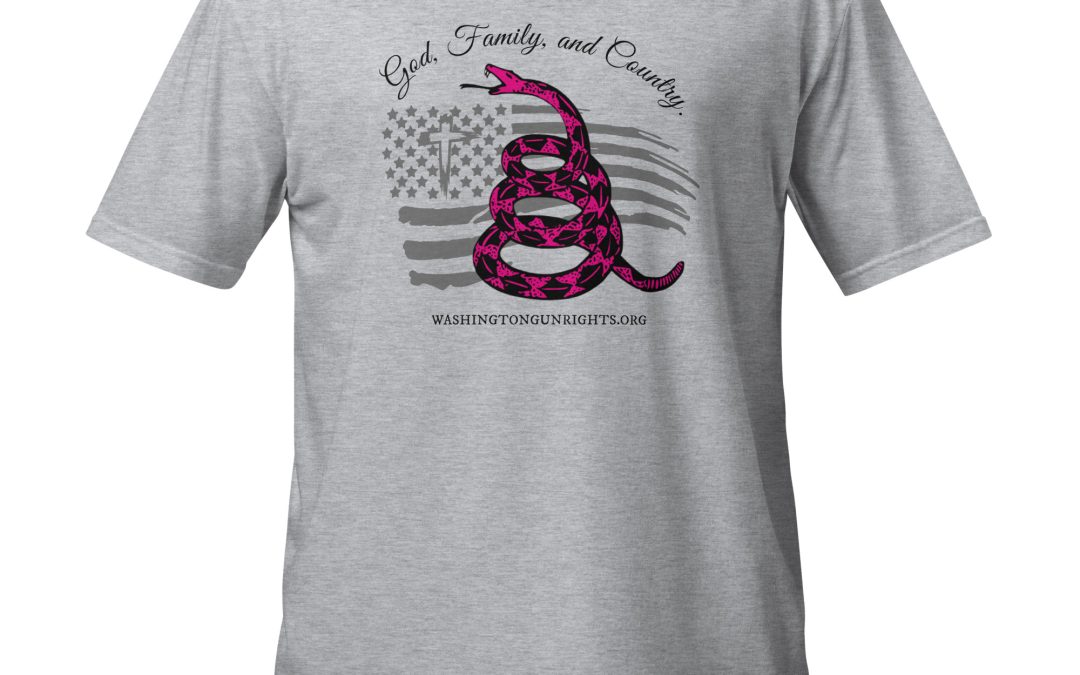 Supersoft – Short Sleeve – Women’s – Black Text – God, Family and Country