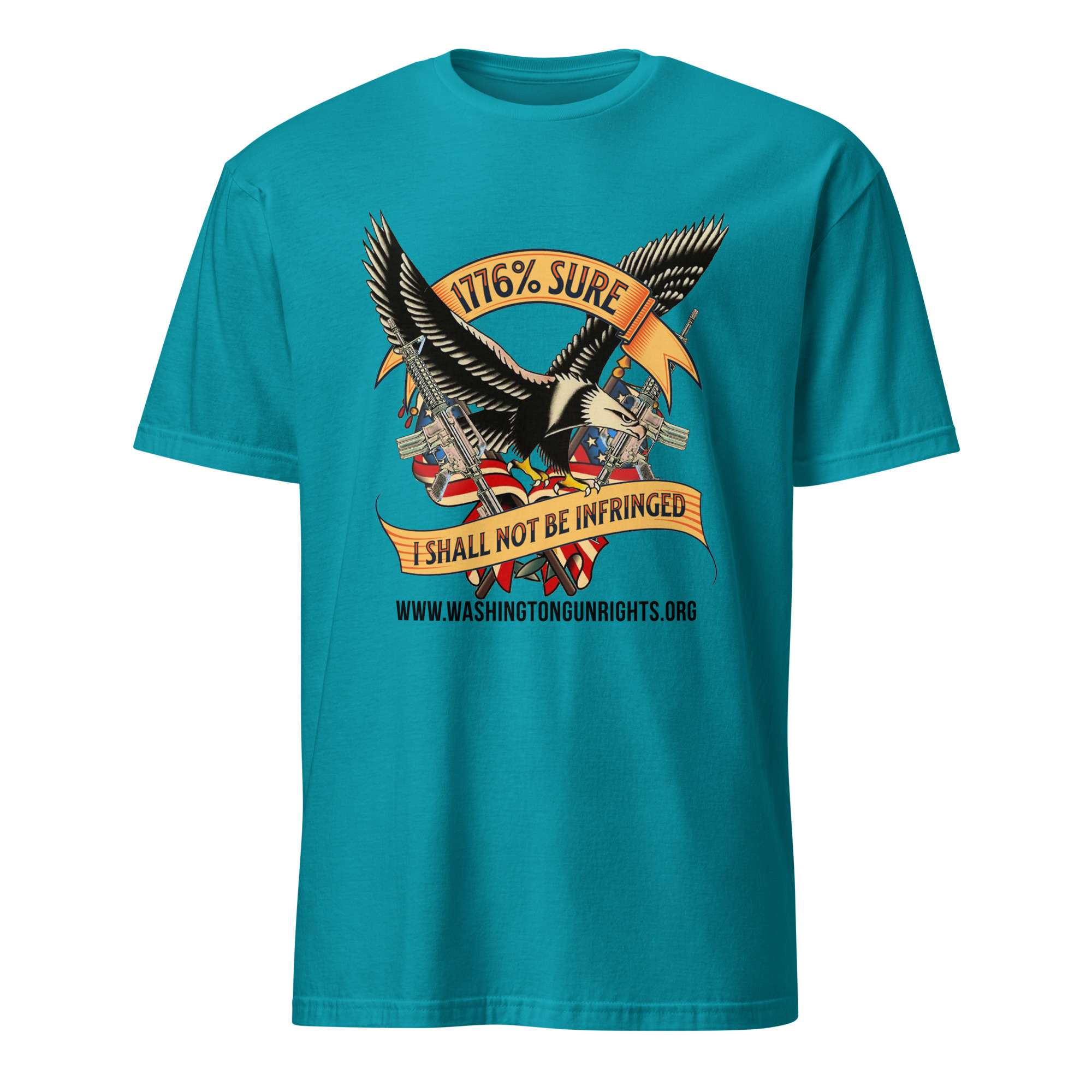 Supersoft – Short-Sleeve – Unisex – Black Text “I’m 1776% Sure” - Image 7