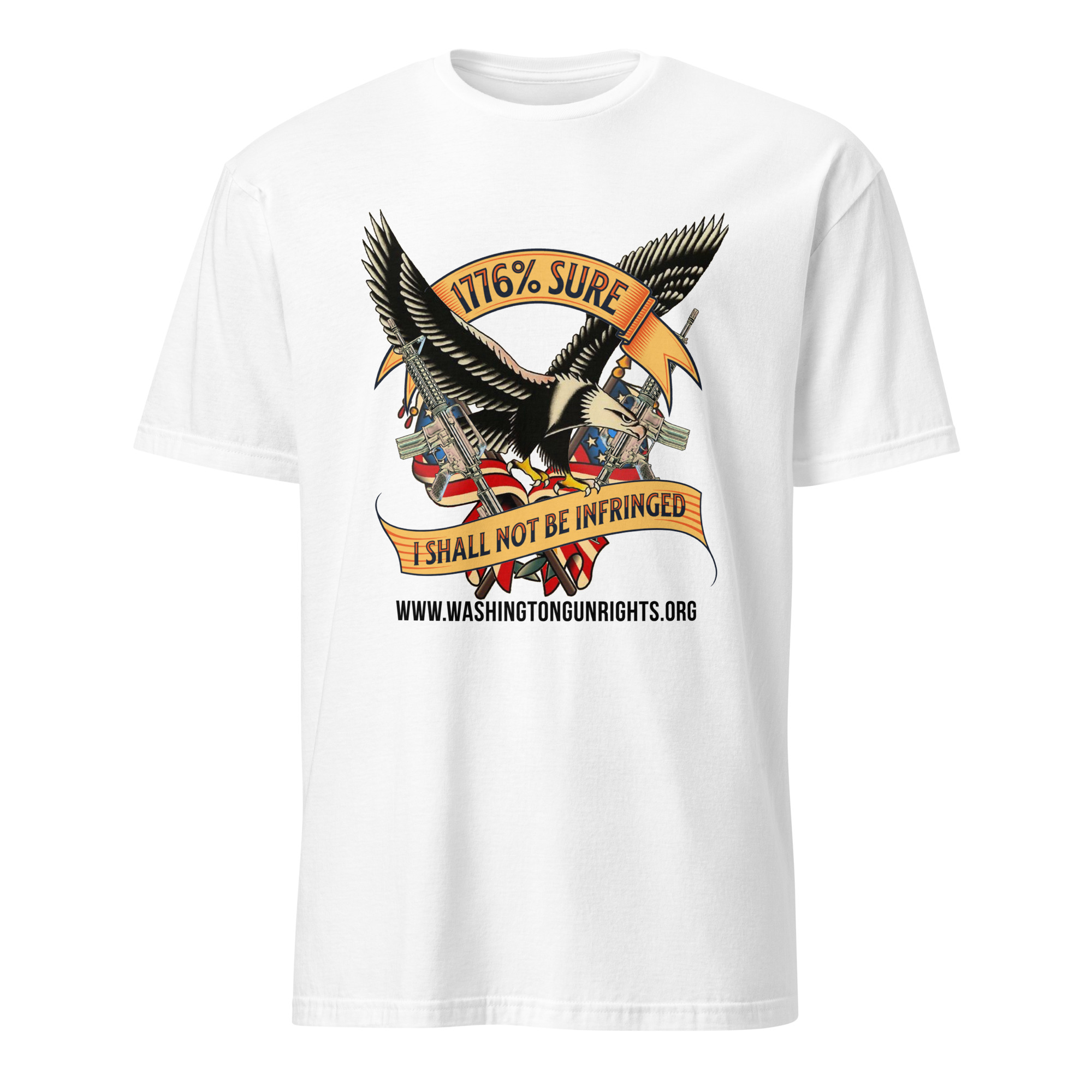 Supersoft – Short-Sleeve – Unisex – Black Text “I’m 1776% Sure” - Image 4
