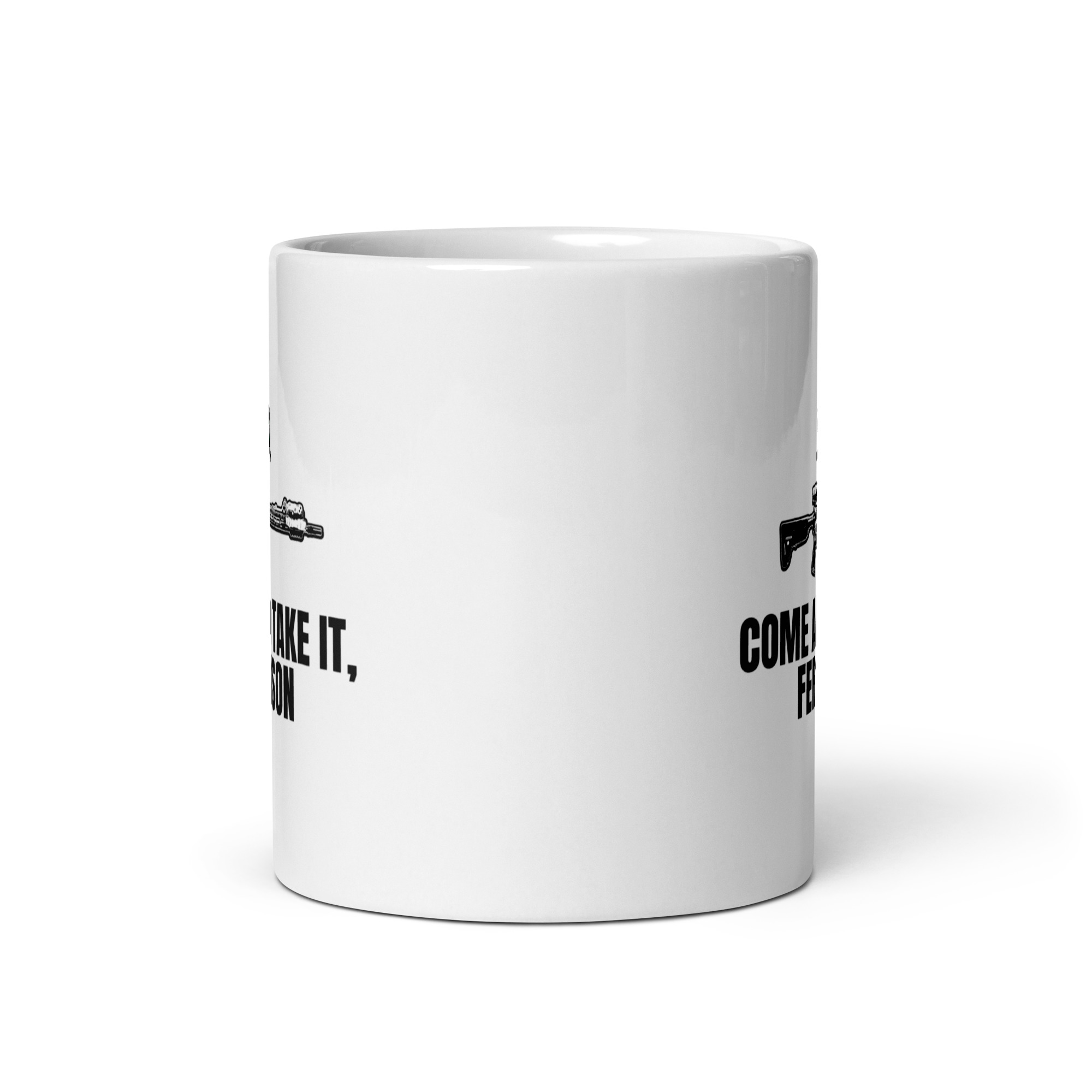 Come and Take It Ferguson - White glossy mug - Image 3