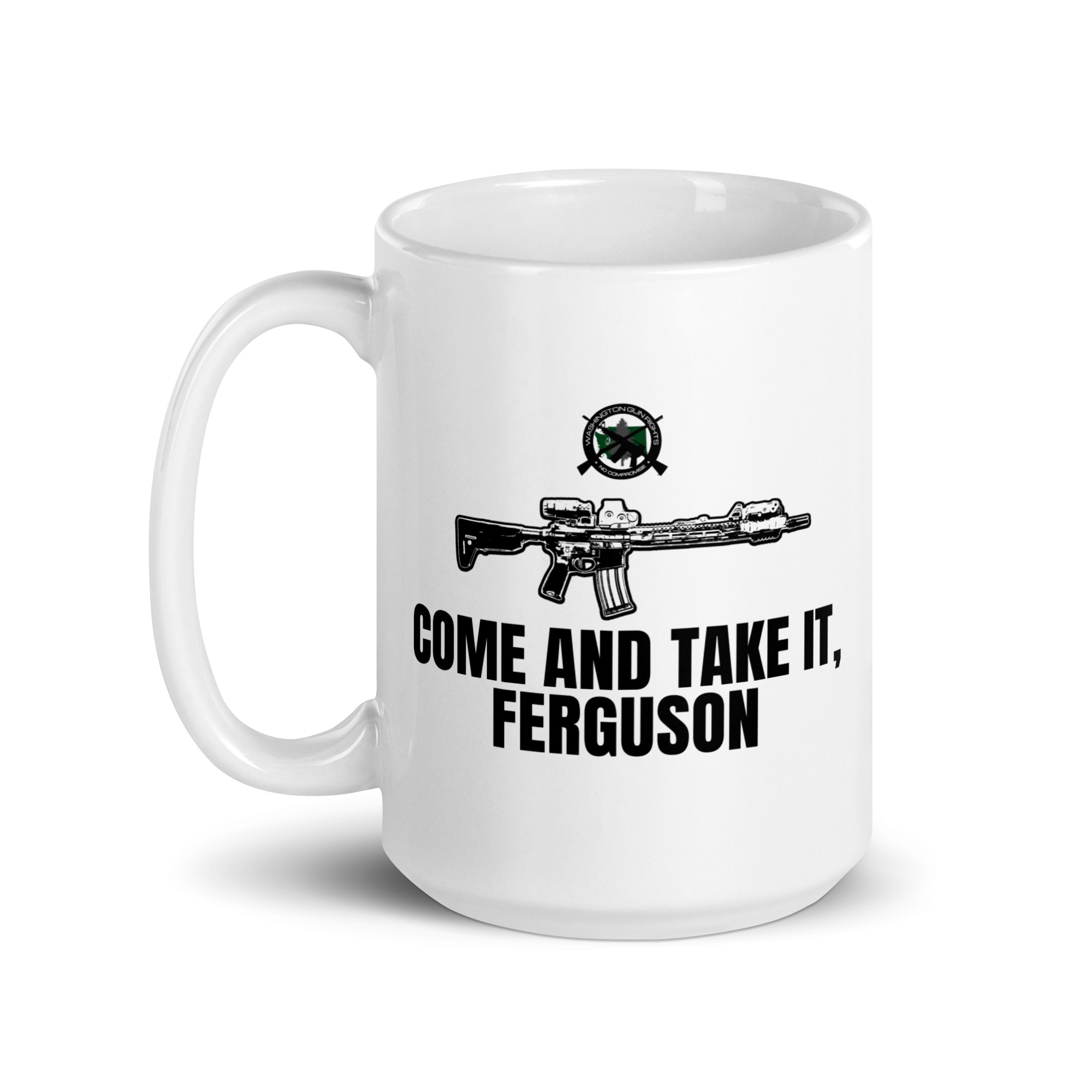 Come and Take It Ferguson - White glossy mug - Image 5