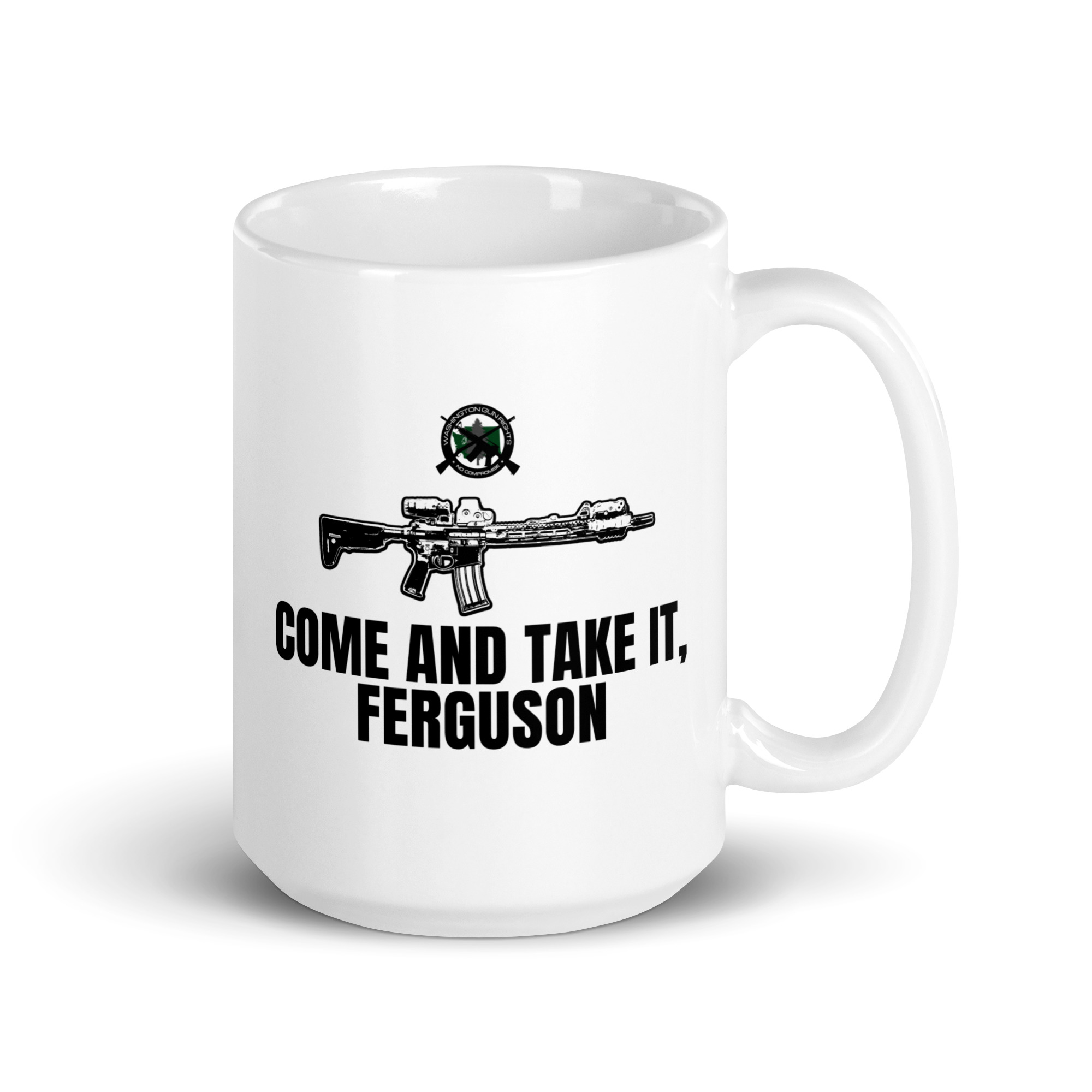 Come and Take It Ferguson - White glossy mug - Image 4