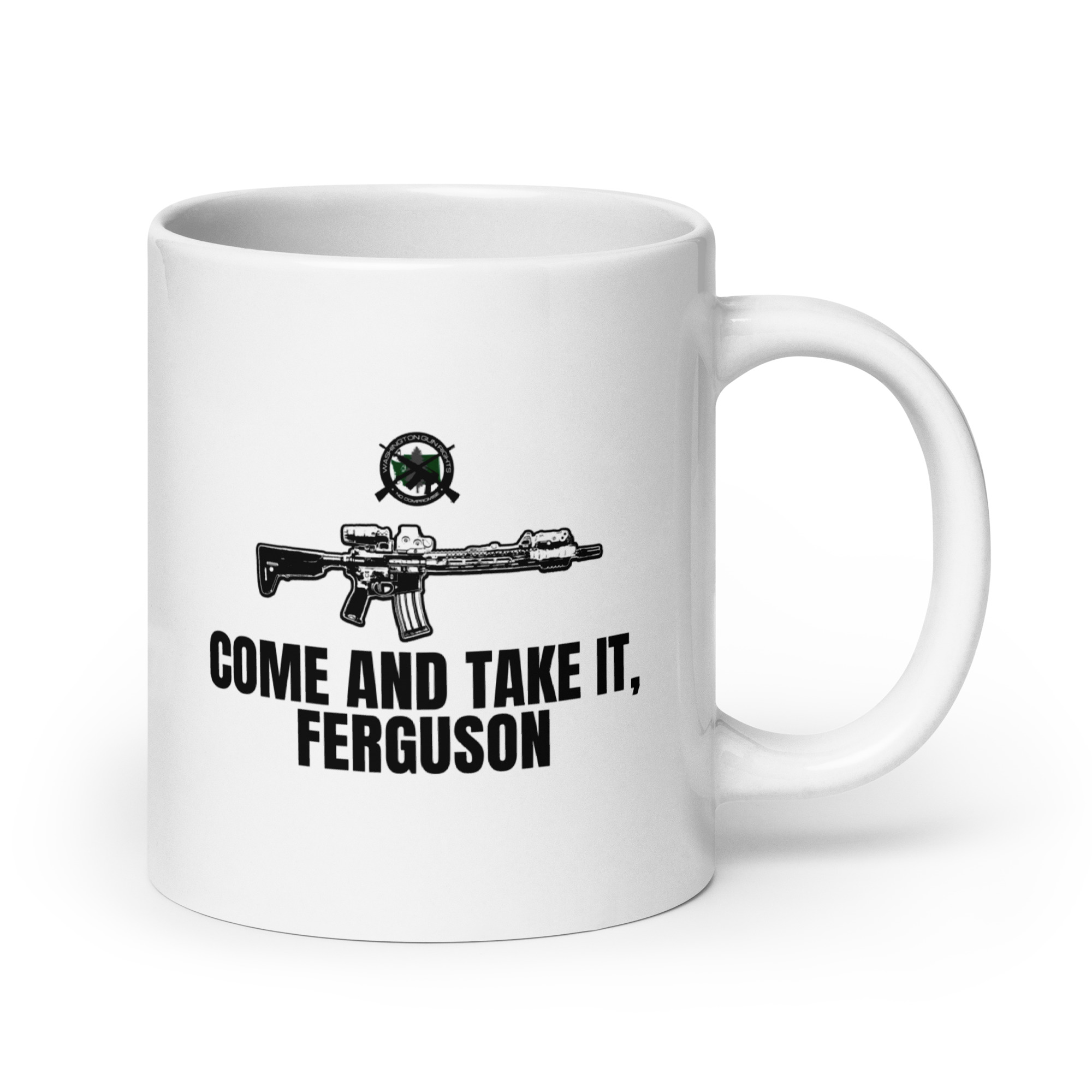 Come and Take It Ferguson - White glossy mug - Image 7