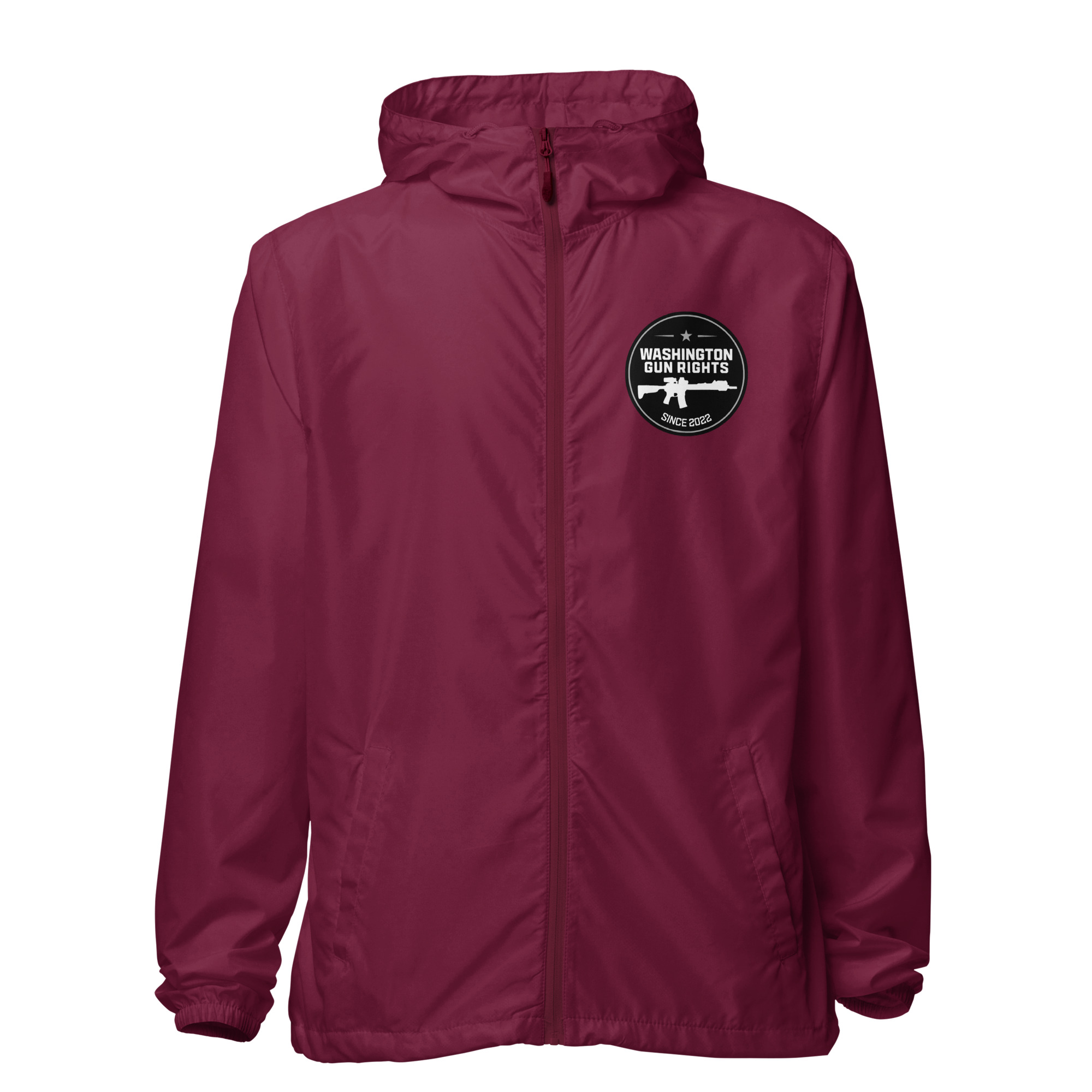 WGR - Unisex lightweight zip up windbreaker